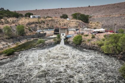 Presa Solís, 2024. Foto: Gobierno de Guanajuato.