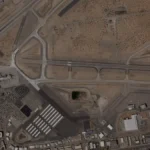 Imagen satelital del Aeropuerto Internacional de El Paso, Texas / Foto: Reuters