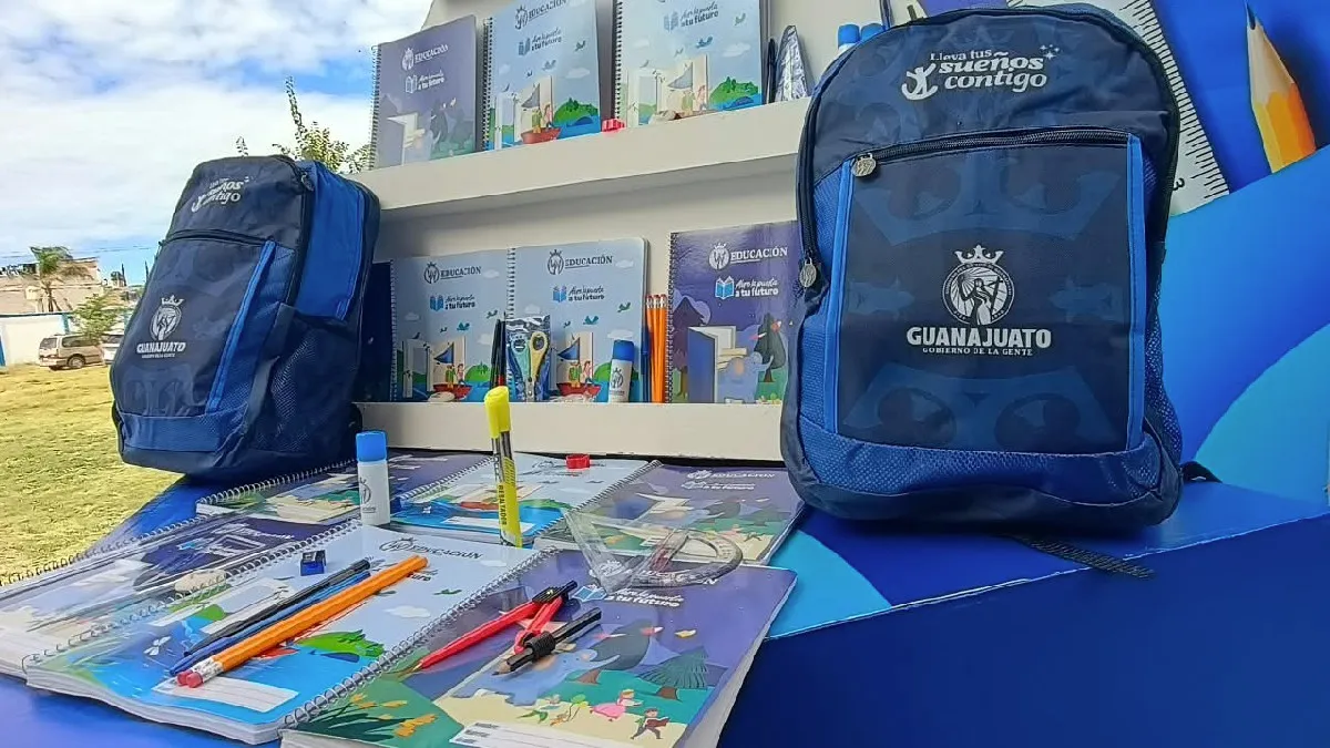 Nuevos útiles escolares serán entregados en Guanajuato, Foto: Cortesía del Gobierno Estatal